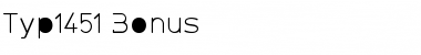 Download Typ1451 Font Download Typ1451 Font