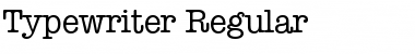 Download Typewriter Regular Font