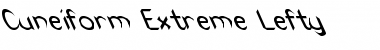 Download Cuneiform Extreme Lefty Font