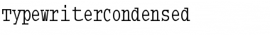 Download TypewriterCondensed Regular Font