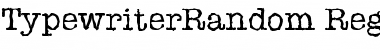 Download TypewriterRandom Regular Font