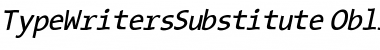 Download TypeWritersSubstitute Font