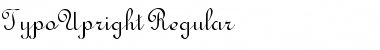 Download TypoUpright Regular Font