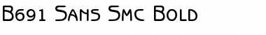 Download B691-Sans-Smc Bold Font