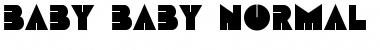 Download Baby-baby Normal Font