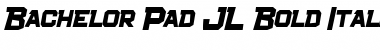 Download Bachelor Pad JL Bold Italic Font