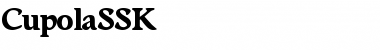 Download CupolaSSK Font