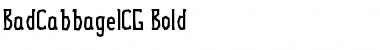 Download BadCabbageICG Bold Font
