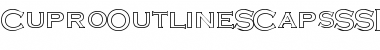 Download CuproOutlineSCapsSSK Font
