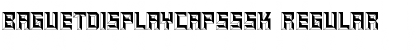 Download BaguetDisplayCapsSSK Regular Font