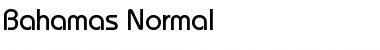 Download Bahamas Normal Regular Font