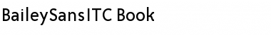 Download BaileySansITC-Book Book Font
