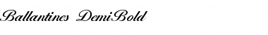 Download Ballantines-DemiBold Regular Font