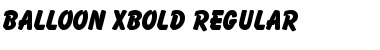 Download Balloon-Xbold Regular Font