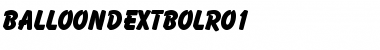 Download BalloonDExtBolRo1 Regular Font
