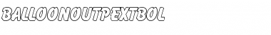 Download BalloonOutPExtBol Regular Font