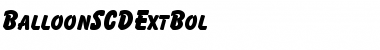 Download BalloonSCDExtBol Regular Font