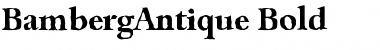 Download BambergAntique Bold Font