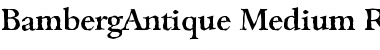 Download BambergAntique-Medium Regular Font