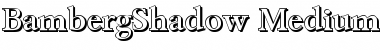 Download BambergShadow-Medium Regular Font