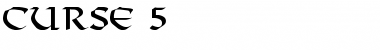 Download Curse 5 Font