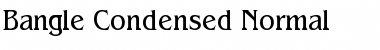 Download Bangle Condensed Normal Font