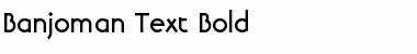Download Banjoman Text Bold Font