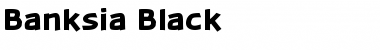 Download Banksia Black Font