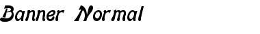 Download Banner Normal Font