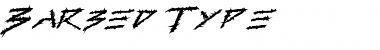 Download Barbed Type Font