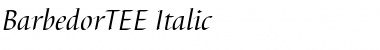 Download BarbedorTEE Italic Font