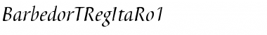 Download BarbedorTRegItaRo1 Regular Font