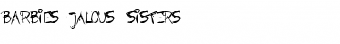 Download Barbies Jalous Sisters Handwriting Font