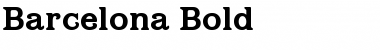 Download Barcelona Bold Font