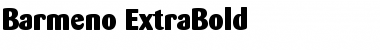 Download Barmeno-ExtraBold Extra Bold Font
