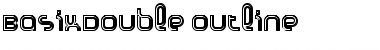 Download BasixDouble Outline Regular Font