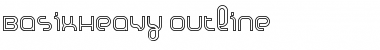 Download BasixHeavy Outline Regular Font