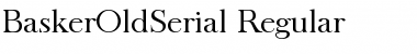 Download BaskerOldSerial Regular Font