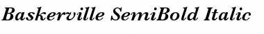 Download Baskerville SemiBold Italic Font
