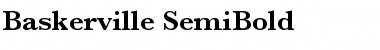 Download Baskerville SemiBold Font