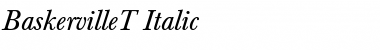 Download BaskervilleT Italic Font