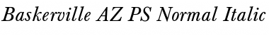 Download Baskerville_A.Z_PS Font