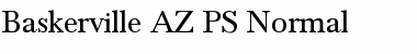 Download Baskerville_A.Z_PS Font