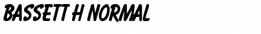 Download Bassett H Normal Font