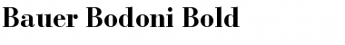 Download BauerBodoni LT Bold Font