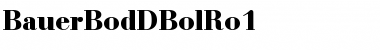 Download BauerBodDBolRo1 Regular Font