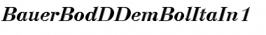 Download BauerBodDDemBolItaIn1 Regular Font