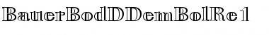 Download BauerBodDDemBolRe1 Regular Font