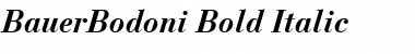 Download BauerBodoni BoldItalic Font