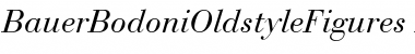 Download BauerBodoniOldstyleFigures RomanItalic Font